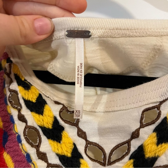 Free People embroidered crop top - Picture 7 of 10